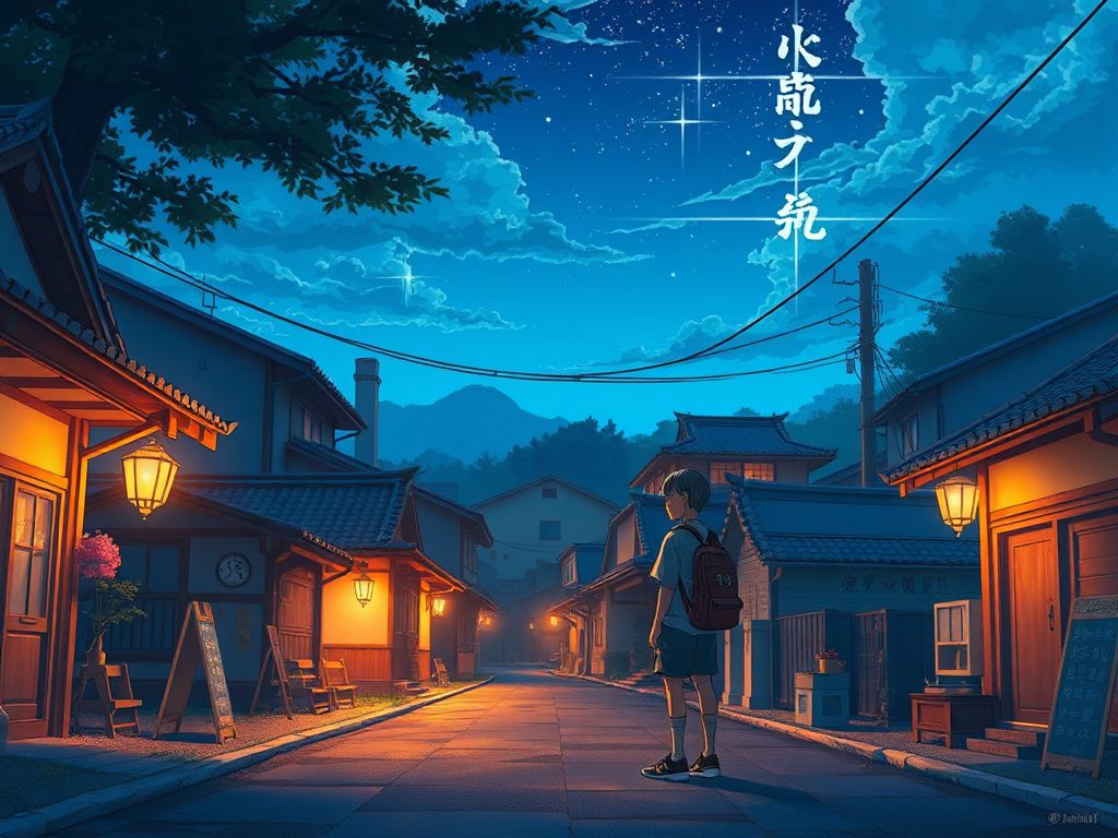 Japanese animation alchemist brothers in a quiet town